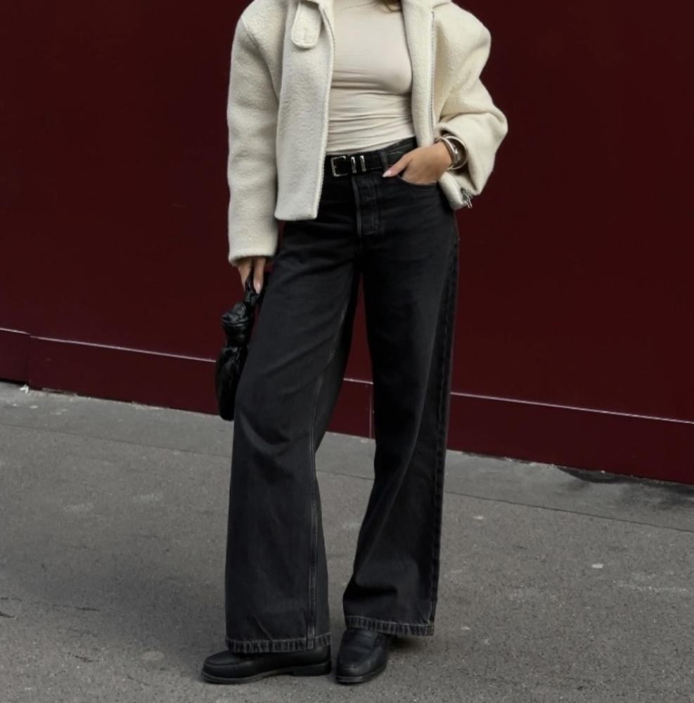 Reformation High Rise Slouchy Wide Leg Jeans - Picture 10 of 10